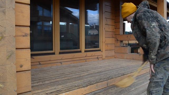 Заканчиваю крылечко. смотреть онлайн