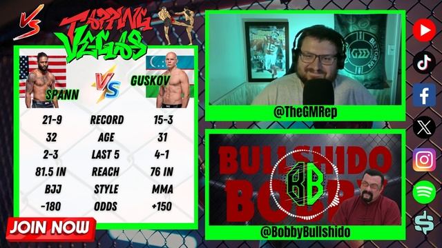 Spann vs Guskov UFC Vegas 91 Bets & Predictions!