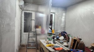 Практический мастер класс по укрытию потолка при ремонте