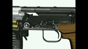 Снайперская винтовка Драгунова  Работа частей и механизмов  SVD work