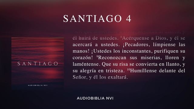 Santiago 4 - Libro Santiago Completo Biblia Hablada NVI