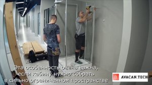 https://avacan.tech/ - Сборка изнутри (внутренняя сборка) душевой кабины Avacan Z111 (byBoris)