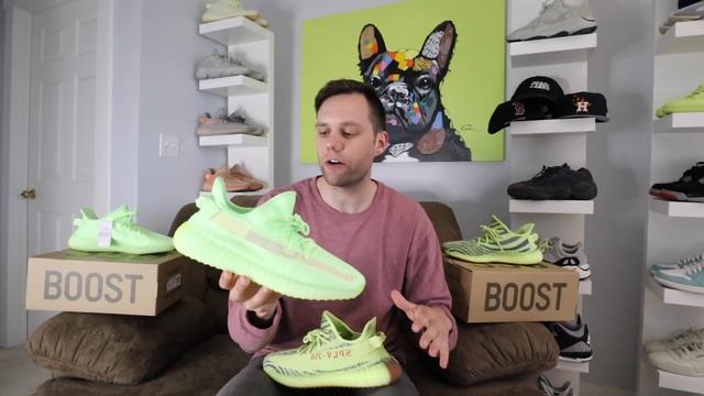 SNEAKER CLASH: YEEZY 350 V2 SEMI FROZEN VS YEEZY 350 V2 GID GLOW