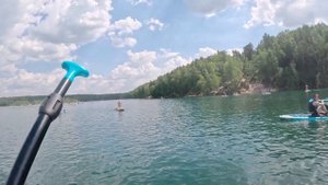 Первый раз на Сапборде 🏄 - делюсь впечатлениями | Дзержинский карьер | Люберецкий карьер