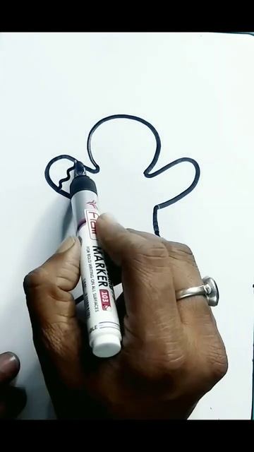 How To Draw A Gingerbread #shorts #youtube #artoftheday #dodrawsumit