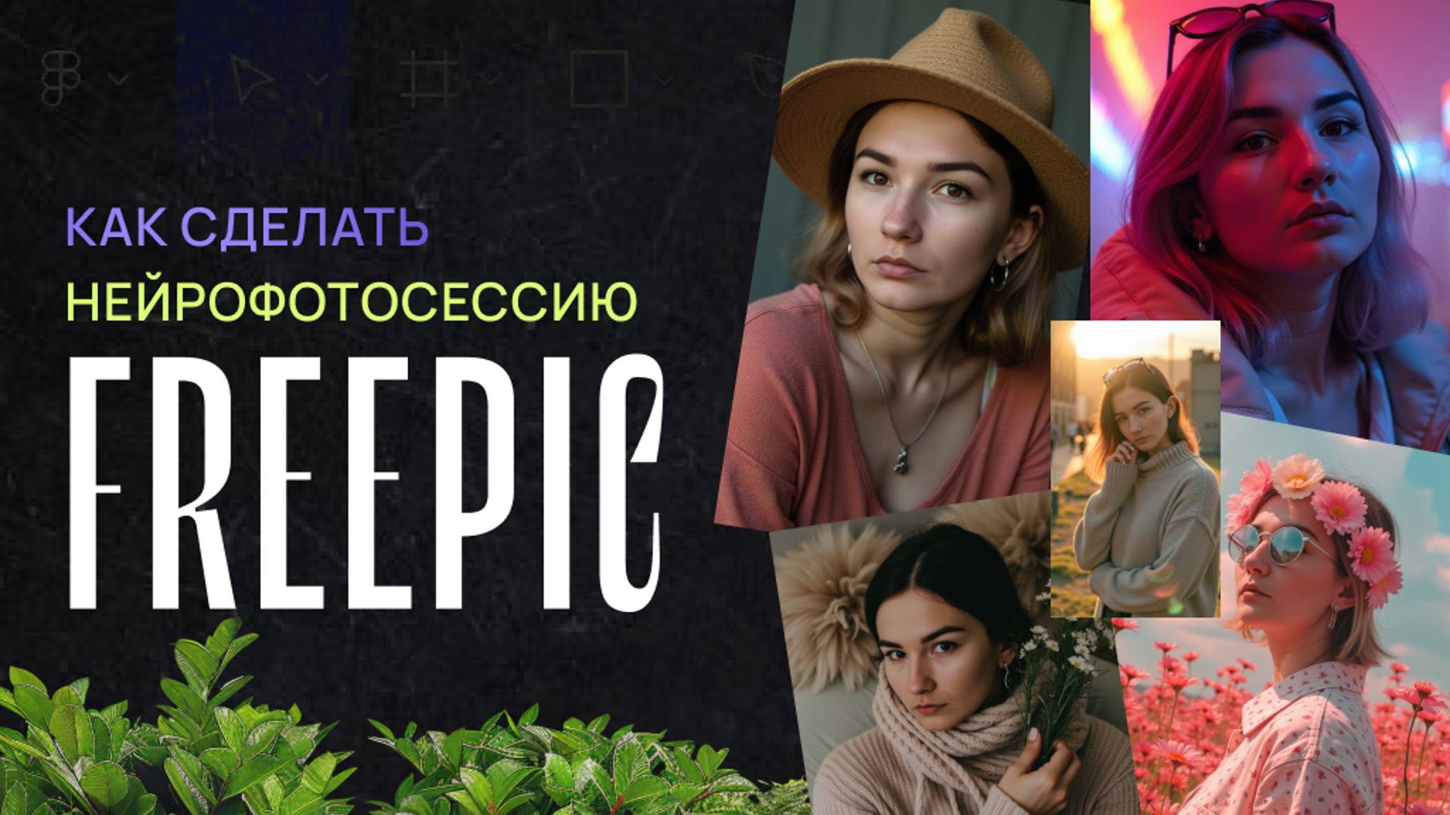 Как сделать нейрофотосессию при помощи сайта Freepic