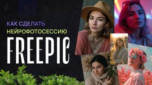 Как сделать нейрофотосессию при помощи сайта Freepic