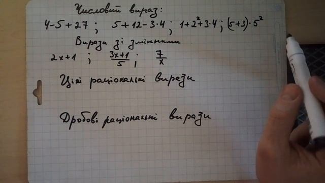 Які бувають вирази