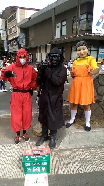 Squid game #cosplay #session road #baguio #short смотреть онлайн