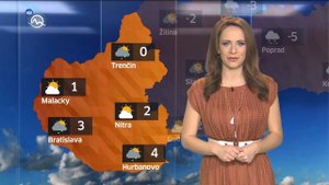 Lenka Vavrinčíková Slovakia Weather Presenter 23 January 2016