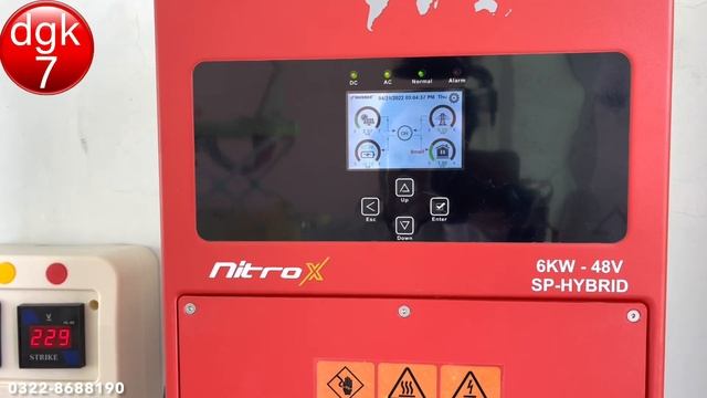 Inverex Nitrox 6kw & Inverex Risen 540w Solar Panels & Inverex Tubler Battery 220A Jampur Project