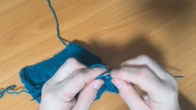 Крупный узор спицами Сердечки для ваших изделий