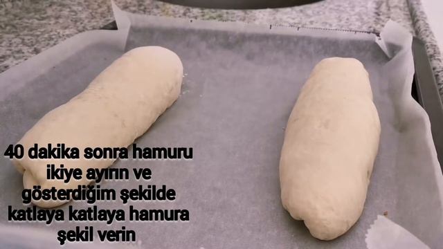 Bir tatlı kaşığı kuru maya ile tam tutan ekmek tarifi #ekmek #kurumaya#Pane #tarif#sunum#ekmektarif