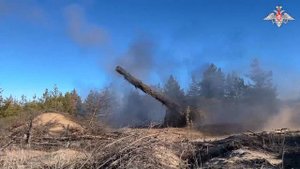 Боевая работа расчета САУ «Мста-С» 20 ОА ГрВ «Запад»