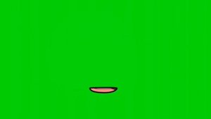 Открывающейся рот на зеленом фоне Кому надо берите для видео 🙂