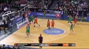 Kevin Pangos career high 15 assists (Zalgiris-Valencia 86-82)