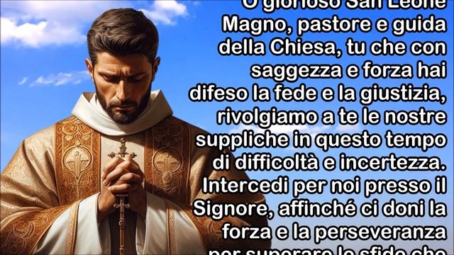 Preghiera a San Leone Magno per Non Mollare Mai Nelle Difficoltà