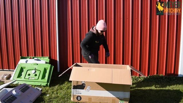 Meyer Hatchery Vlog - Omlet Eglu Cube with Automatic Door! смотреть онлайн