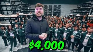 Мистер Бист – 250 000 ТОНН ТРОТИЛА | Игра в Кальмара