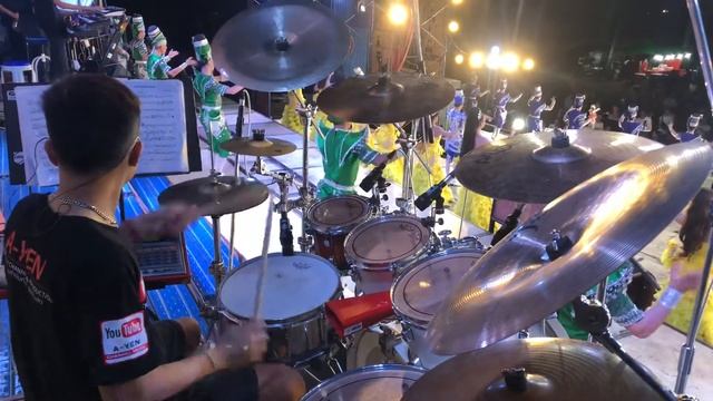 คาเบลสด !!! เพลงเต้ย【Drum Cover】 อ.ป๊อกแป๊ก นามวิหค