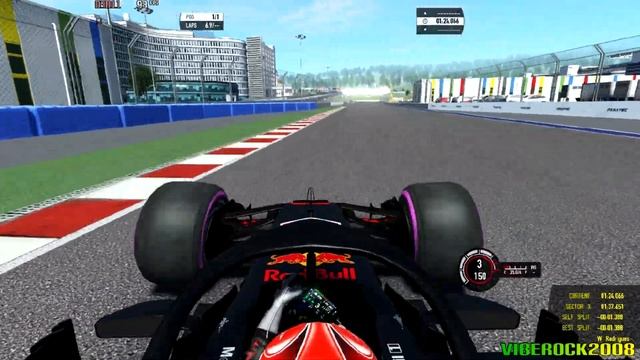 [rFactor 2] Aston Martin Red Bull Racing TAG-Heuer RB14 @ Sochi with @Max33Verstappen
