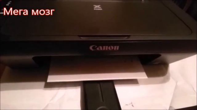 CANON MG2540S прочистка печатающей головки.  CANON MG2540 S cleaning the p