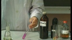 Отношение бензола к раствору перманганата калия