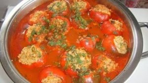 Фаршированный перец соевым фаршем с овощами. Маринкины творинки. Всем МИРА и Добра!