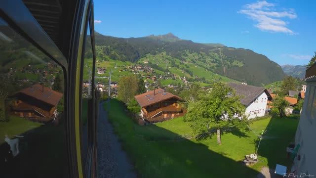 Самая живописная железная дорога Швейцарии 4K 🇨🇭