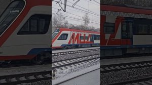 МЦД 3"Петровско-Разумовская".Иволга 3.0и ЭП2д. 26.11.2023.#ржд #мцд3 #мцд