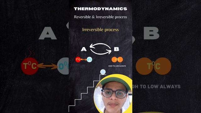 Irreversible Process 🔥| #21 Thermodynamics Physics