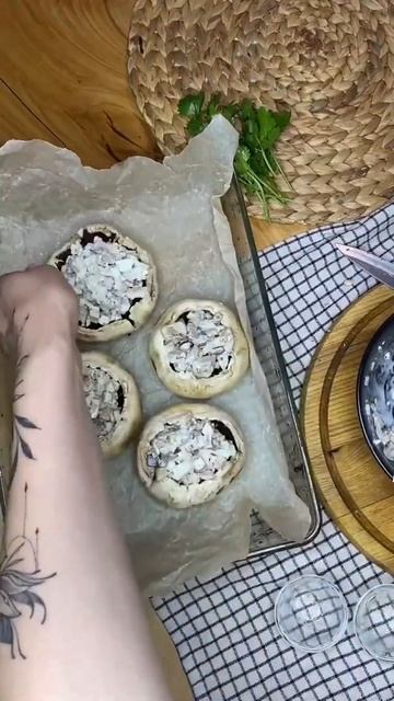 HOMEMADE STUFFED MUSHROOMS recipe by SMARTY-FOODS смотреть онлайн