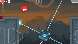 Играем в  Red ball 4. красный шар 4