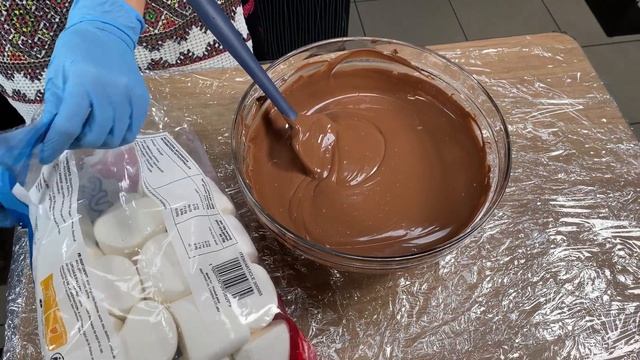 повторили дома вкусняшку  Rocky road Marshmallows смотреть онлайн