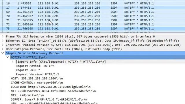 Непонятные строки в SSDP запросах Wireshark