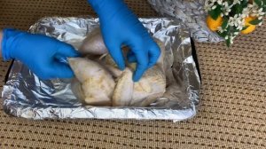 Сочная курица в духовке с секретным ингредиентом под кожей!!!