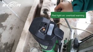 BYCON DMP-252B brushless 252mm diamond core drill motor for wet coring instruction