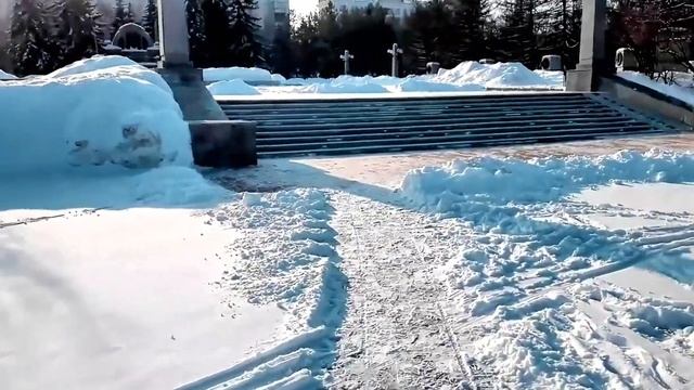 Ледовый городок Алое поле и Поэзия СЕРДЦА