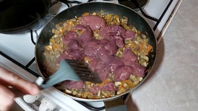 Нежный паштет куриная печень и грибы