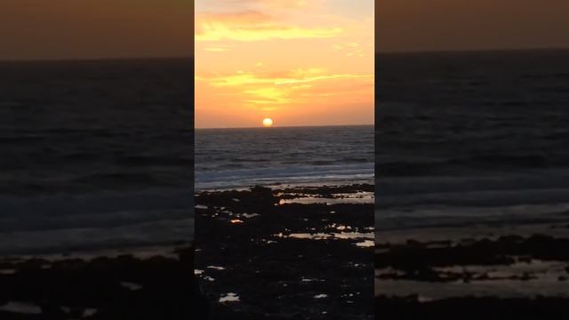 Красивый рассвет на тенерифе