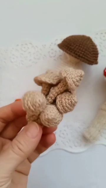 Гриби гачком амігурумі Підберезник білий гриб лисички мухомор майстер-клас на каналі