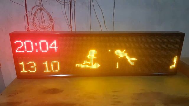 Бегущая строка 128х32 желтая смотреть онлайн