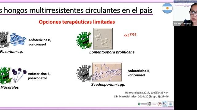 Hongos multirresistentes: ¿Qué impacto tienen en Med. Vet.?. Dra. Susana Cordoba C.C. RAM-AAVLD смотреть онлайн
