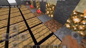 Полуавтоматические фермы тросника и грибов в Minecraft PE