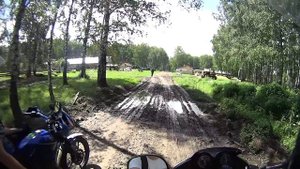 Путешествие по бездорожью Yamaha YBR 125 | Часть 2