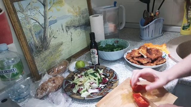 Дома Готовлю ужин!!! Опять грудки