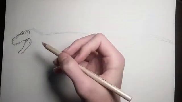 Tyrannosaurus rex Speed Drawing - QuikDraw смотреть онлайн