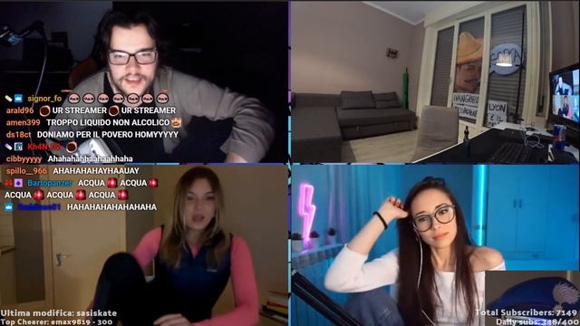 HOMYATOL si ubriaca con 3L di ACQUA e abbandona la live смотреть онлайн