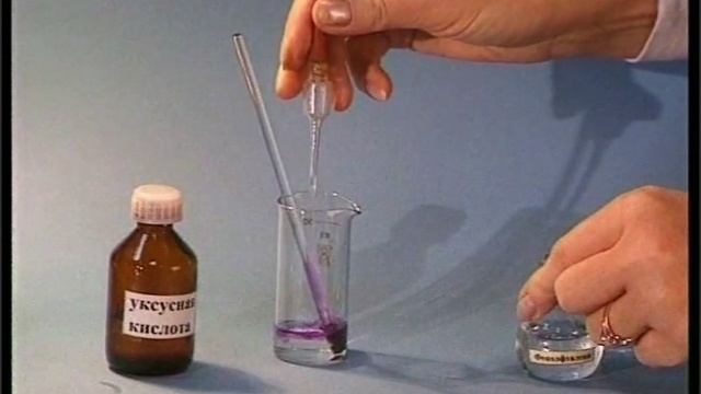 Взаимодействие уксусной кислоты со щелочью смотреть онлайн