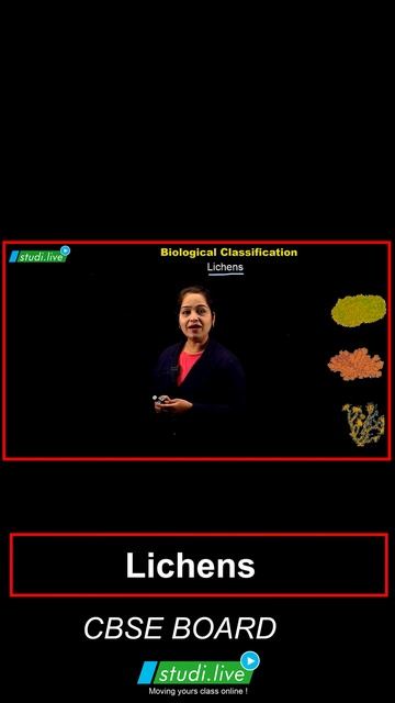 Lichens || Biological Classification || #biologyclass  #stateboardsyllabus #exampreparation